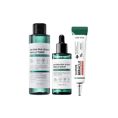 Some By Mi Miracle Toner + Miracle Serum + Miracle Spot All Kill Cream