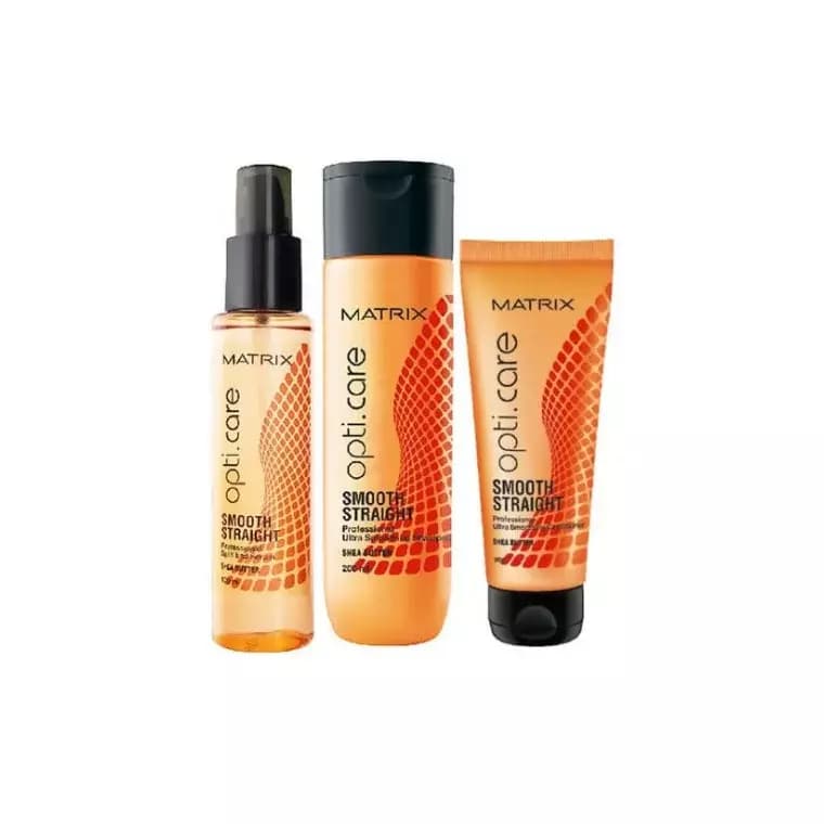 Matrix Opti. Care Smooth Straight Professional Ultra Smoothing - Value Pack (100ml +200ml +98gm)